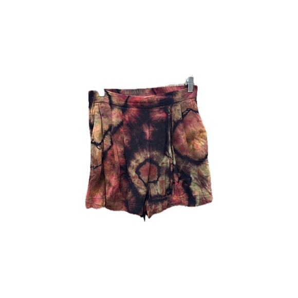 Tie Dye Shorts with Pockets | Geode Tie - Reverse Dye / Ice Dye - Picture 2 of 2